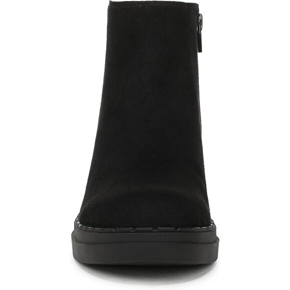 Elegant Women's Dubliner Wedge Boots - Black 2 1/4'' Comfort Ankle Booties - Picture 2 of 9